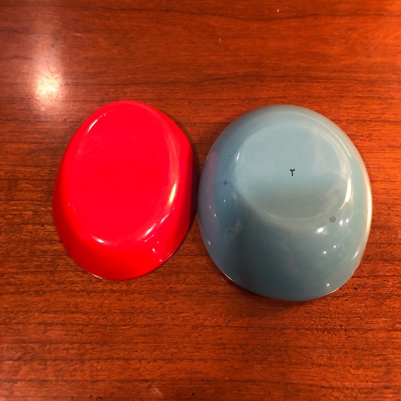 Hand painted enamel trinket dishes - Picture 5 of 10